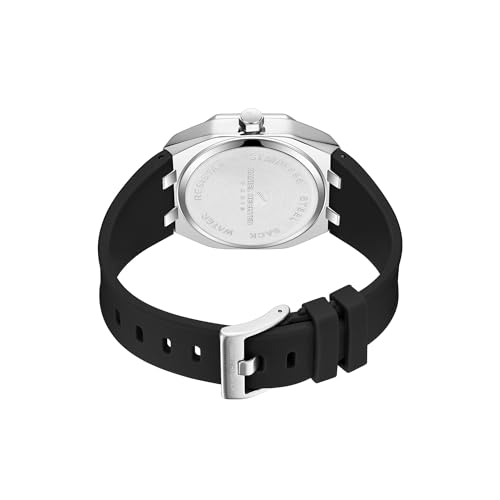 Image of Daniel Hechter Paris Orsay Collection Multifunctional Watch for Men with Octagone Dial and Silicon Strap-DHM1007