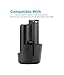 LINGYUE 12V/10.8V 3.0AH Li-ion Replacement Battery Compatible for Bosch Cordless Power Tools BAT420 BAT411A BAT412A GBA 1(1x Charger)