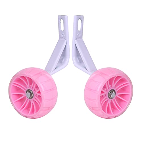 Ruedas de Entrenamiento para Bicicleta DubMag, Ajuste 18 pulgadas, Color Rosa miniatura 1