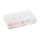 Perles d'espacement pour collier : peuvent être utilisées pour fabriquer des bracelets, des colliers ou pour décorer des lampes, des porte-clés, etc. perles d'espacement pour la fabrication de bijoux