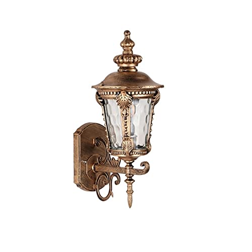 Lumière murale rétro extérieure étanche luminaire en aluminium avec verre clair amovible