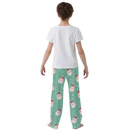 Boys' Pants Christmas Gnomes Santa Claus Green Long Bottoms Jogger Pants Elastic Waist Trousers with Pockets S-XL3