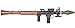 UKARMS Dummy Bazooka Spring Airsoft Rifle Gun FPS 175