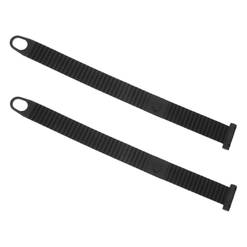 GALPADA 2 Correas de Goma Ajustables para Portabicicletas Cinturones de Sujeción Resistentes para Bicicletas de Montaña y Carretera Correas Negras de Caucho para Fijar Neumáticos en