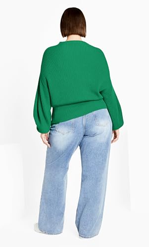 Image of City Chic Women's Plus Size Sweater - Angel Sleeve