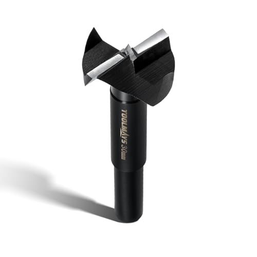 TOOLMAYS Forstnerbohrer 30mm, Länge 90 mm Astlochbohrer für Holz, Professioneller Holzbohrer TOOLMAYS Forstnerbohrer 30mm, Länge 90 mm Astlochbohrer für Holz, Professioneller Holzbohrer