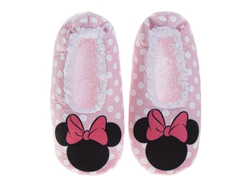Image of Women Slipper Plush SlipOn Sock Slippers Stitch Minnie Jack Skellington