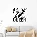 Sticker Mural Freddie Mercury Metal Rock Musique Queen Band Freddie Mercury Autocollant Mural