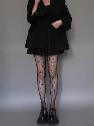 Image of Women Sexy Fishnet Stockings Lace Stockings Black Fish Net Tights Pantyhose Sexy Fishnet Tights