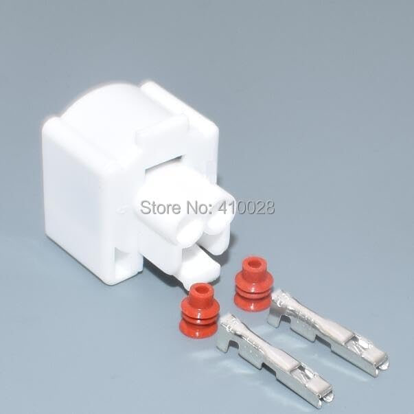 2pin 2.3mm Automotive Electric Plug Waterproof Plastic Wiring Cable Female Connector - (Color Name: 5sets)