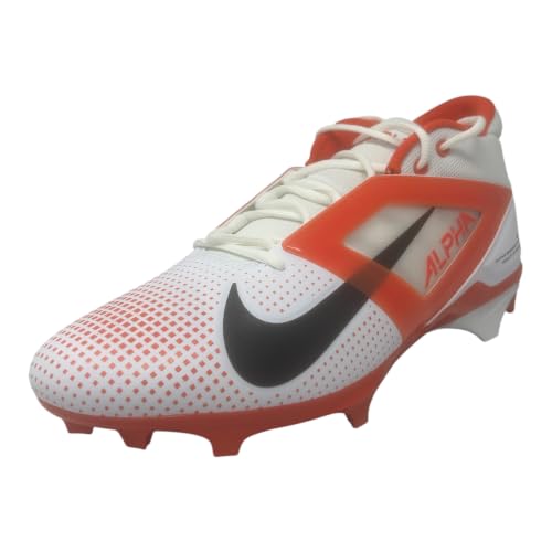 Image of Nike Alpha Menace 4 Elite Football Cleats (FD7036-600, University Red /Team Red /Black /White)