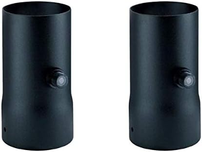 Acclaim C689BK Lamp Posts Accessories Collection Mounting Collar with Photo Sensor Control Accessory, Matte Black - 2 Pack