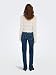ONLY Female Straight-Fit Jeans ONLBLUSH Mittlere Taille Gerade geschnitten Jeans
