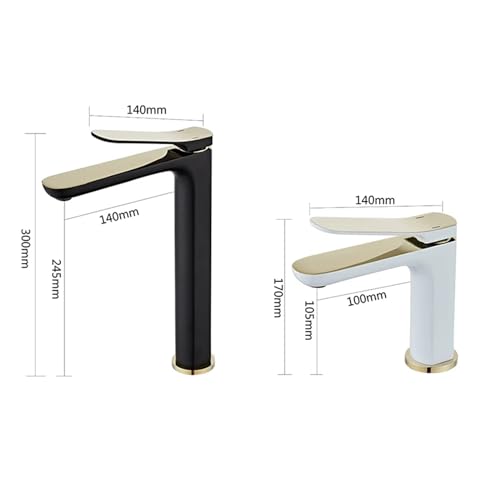 Robinet de lavabo anti-éclaboussure à levier unique pour vasque de bain