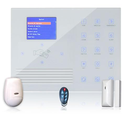 Kit Antifurto casa Allarme wireless WIFI/4G/GSM senza fili Supervisionata 868 Mhz.