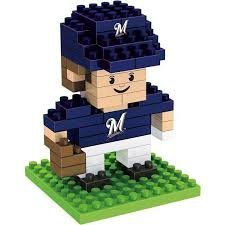 MLB Milwaukee Brewers Unisex 3D Brxlz- PLAYER3D Brxlz- Player, Team Color, One Size
