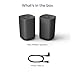 Roku Wireless Speakers (for Roku Streambars or Roku TV),Black 2 Count (Pack of 1)