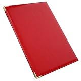 PACKOVE Carpeta Organizadora de Documentos Grande Roja Tablero para Hojas Sueltas, Portafolio de Oficina Multifuncional Resistente y Compacto para Material de Oficina y Almacenamiento