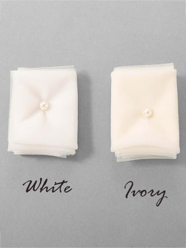 Latious 1 Tier Bride Wedding Veil White Long Cathedral Bridal Tulle Veils with Comb Simple Drop Veils for Women and Brides