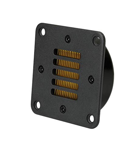 Dynavox AMT-1 Air Motion Transformer, High-End Hochtöner mit geringen Einbaumaßen, Schwarze Aluminium-Frontblende