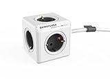 regleta enchufes cubo Cadenas del PowerCube son posible hasta una carga max. de 10 A (2000 W)