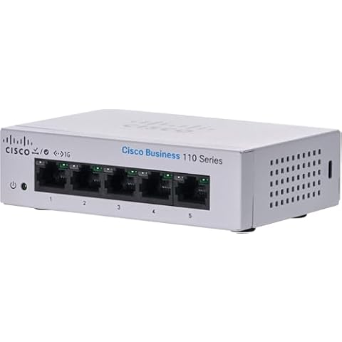 Cisco Business CBS110-5T-D Unmanaged Switch Cover