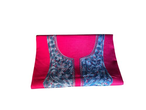 Image of Women Cotton Suits with Kashmiri Embroidery Unstitched Dress Material Salwar Suits
