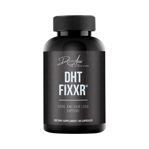 Fixxr DHT Support by Dr. Amie | with Saw Palmetto and Nettles | Acne and Hair Loss Support | 60 Capsules