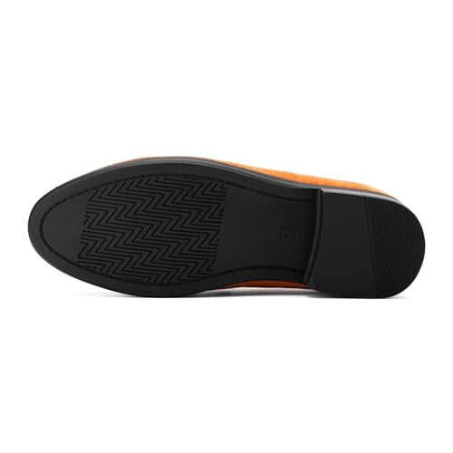 Image of JITAI Boys Dress Loafers for Weddings & School, Breathable Slip-On Leather Tuxedo Shoes, Toddler to Preteen