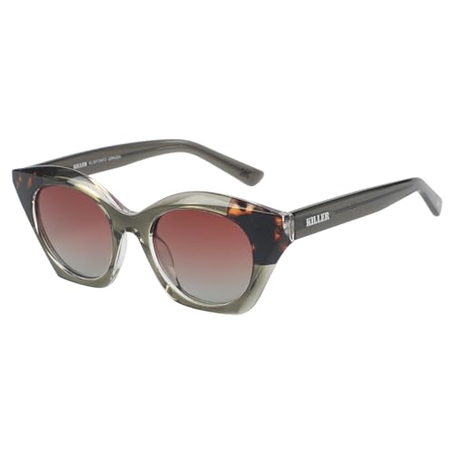Image of KILLER Women's Sunglass, Cat-Eye Shaped Acetate Frame Polarized Lens Sunglasses Case For Women, Girls, 100% UV Lens Sunglasses