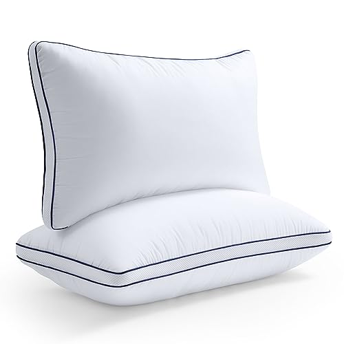 BedStory [Nouvelle Version Oreillers Lot de 2 42x70, Oreillers Rectangulaires 42x70 avec Garnissage 3D Fibre...