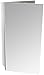 Robern MC1630D4FBLE4 M-Series Mirror Cabinet with Beveled Edge Door, Silver