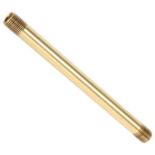 ELAYARD Copper Lamp Stem Threaded Straight Rod DIY Lamp Kit Rust Resistant Light Fixture Part