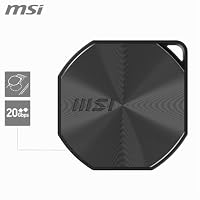 MSI DATAMAG 20Gbps 2TB - 1.600 MB/s lesen, 1.500 MB/s schreiben, magnetische Portable SSD für kompatible Konsole, PC und iPhone/Android – Ansicht 2