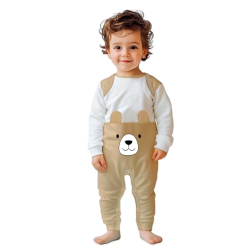 Image of Kidbea Cotton Baby Romper for Boys & Girls | Full Sleeve Bodysuit Jumpsuit for Infants | Soft, Breathable & Skin-Friendly | Multiple Cute Designs