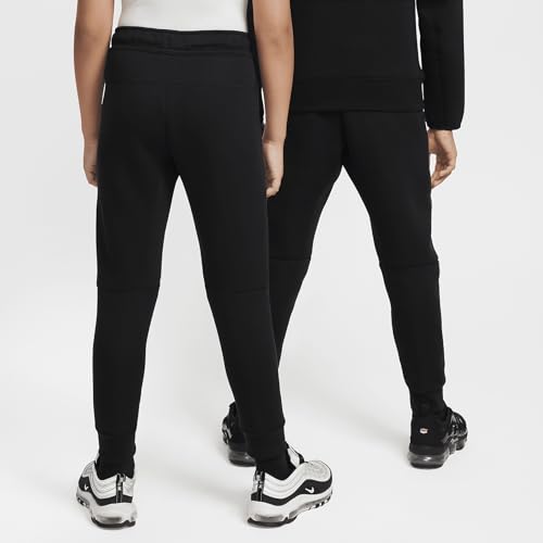 Nike Sportswear Tech Fleece Big Kids' Reflective Joggers (FZ5434-010, Black)2