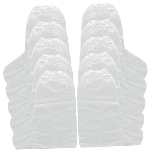 FRCOLOR 10pcs Disposable Foot Film Cover Foot Moisturizing Supplies Feet Lotion Hydrating Lotion Paraffin Foot Booties Foot Treatment Covers Foot Covers Transparent Thickened Material