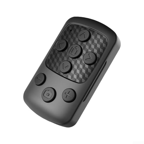 TDCuizent Wireless Camera Remote Control for Smartphone Shutter Release with Zoom In/Out and Front/Rear Camera Switch Vlogging Accessories for Android & for iOS Devices