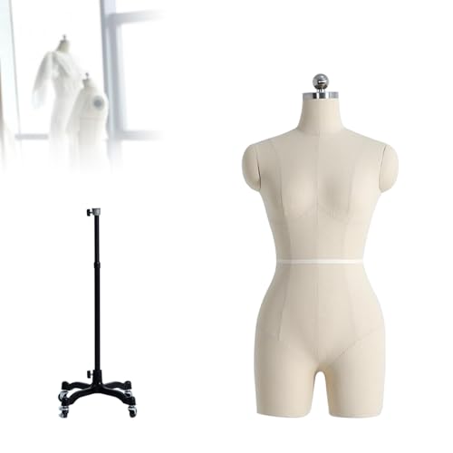 DELUXE Schneiderpuppe Größe 36/38 - Frauen Büste Mit Holzstativ In Schwarz