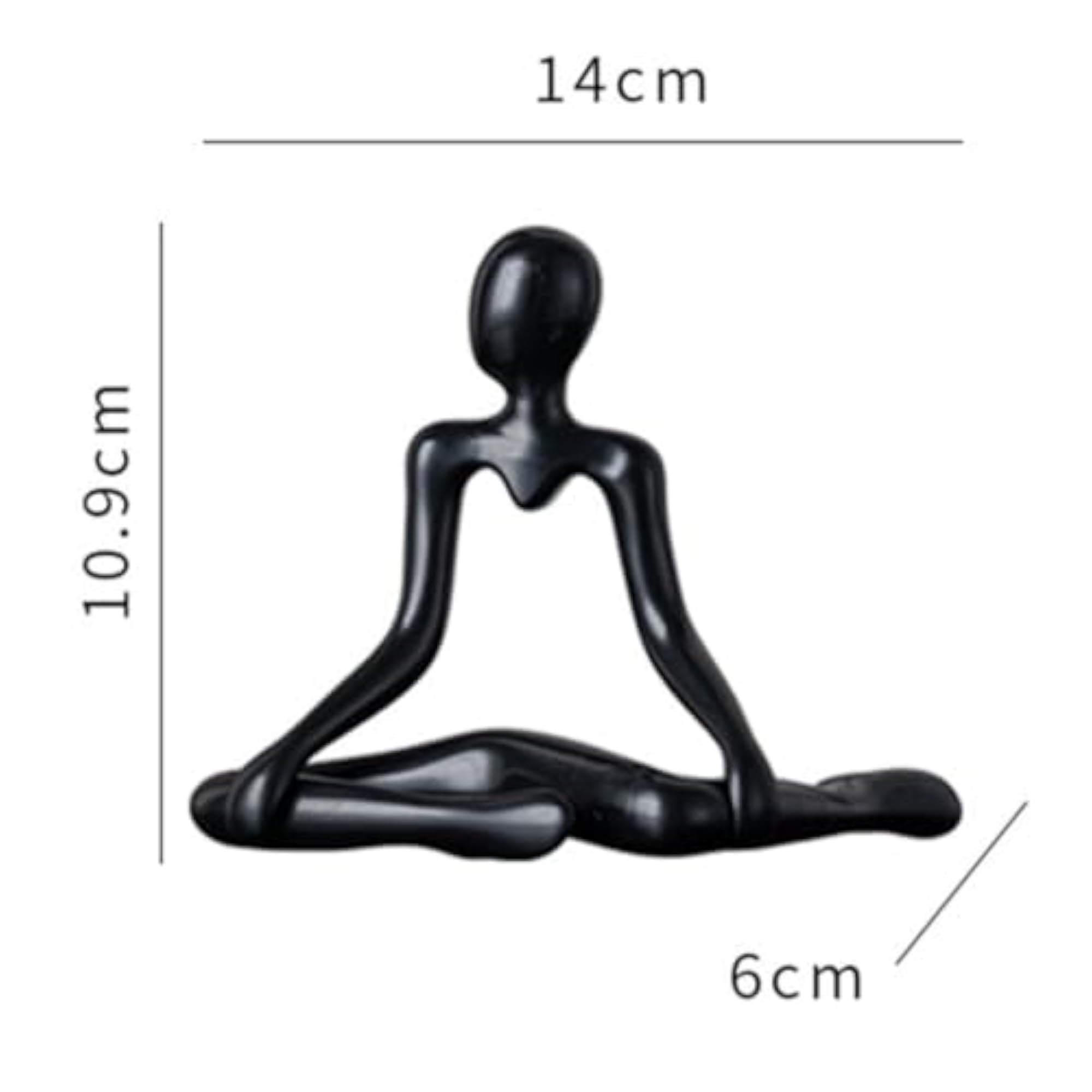 Creative Abstract Thinker Statue Jewelry Storage Tray