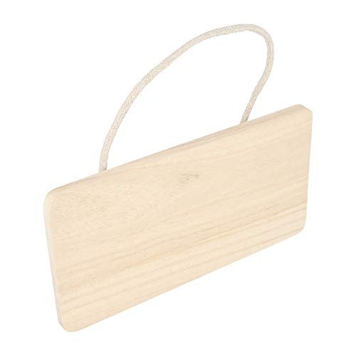 Artemio 21 x 11 cm Holzschild zum Aufhängen, beige