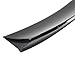 IKON MOTORSPORTS, Trunk Spoiler Compatible with 2015-2021 Subaru WRX STI & WRX & 2012-2016 Subaru Impreza Sedan Only, Duckbill Style Gloss Black ABS Plastic Rear Trunk Lid Spoiler Wing Lip