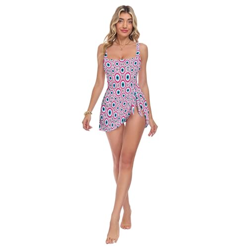 Maillot de bain une pièce à col carré mauvais œil pour rayonner de confiance à la plage