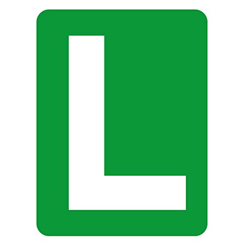 Pegatina L V13 Medida Homologada Conductor Novel Moto y Ciclomotor (NO Valida para Coche) Cover