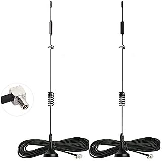 Bingfu 4G LTE 8dBi Magnetic Base MIMO TS9 Antenna 2-Pack for Verizon AT&T