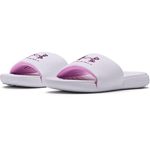 Image of Under Armour Women's Ansa Graphic LogoDISC, White (101) /White, 8 M US