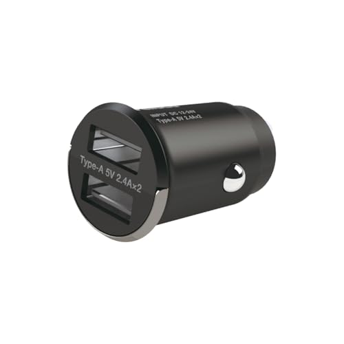 ペルシード(Pellucid) 車内用品 シガーソケット USB 高速充電 カーチャージャー 充電器 USB Type-A/USB Type-A 2ポート 12V 24V対応 PPJ2502