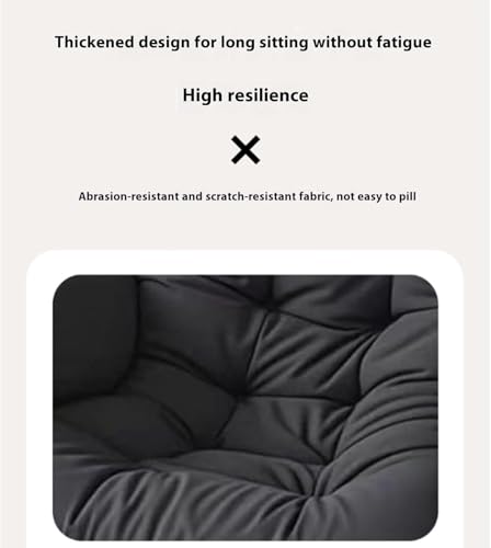 Coussin de remplacement pour chaise oeuf suspendu imperméable gris clair