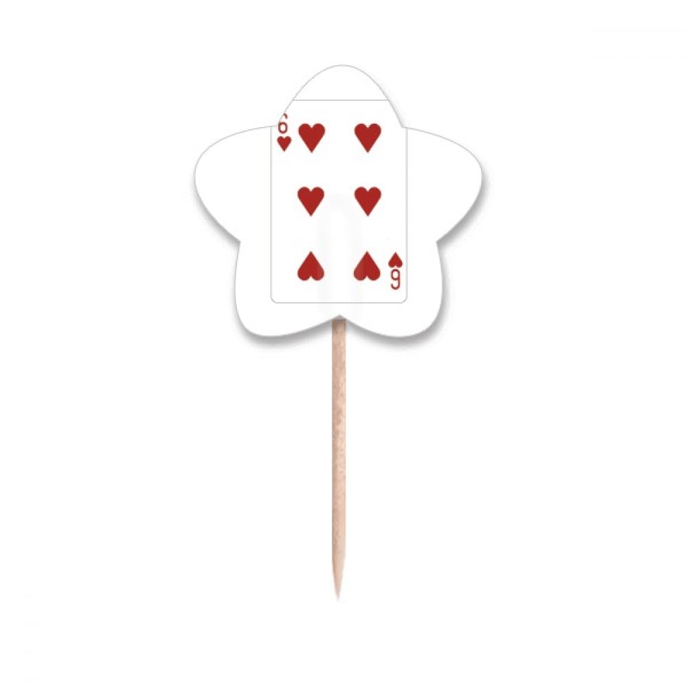 Cure-dents cœur motif cartes à jouer idée cadeau pour joueur