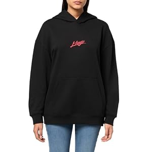 HUGO Women’s Script Logo Hooded Sweatshirt